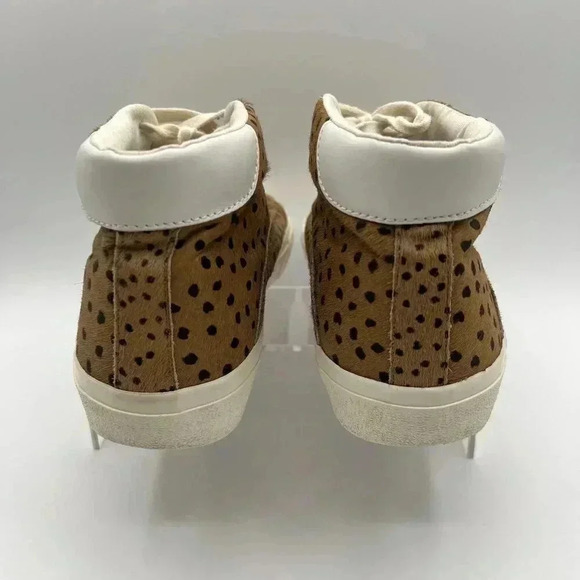 Madewell Unisex Sneakers Womens 8.5M Mens 7M Sidewalk Spot Dot Genuine Calf Hair - Picture 4 of 12